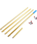 Smoke Detector Removal Tool With Four Meter Aluminum Pole crafted for high ceilings, includes extendable poles and removing heads.