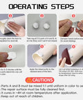 Step-by-step guide for using Heavy Duty Epoxy Putty 200g Two Component AB Kit for fast repair on various surfaces.