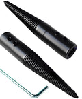 Tapered Spindle Arbor Adapter For Bench Grinders And Buffing Polisher Wheels Left And Right Mount Durable Steel with wrench.