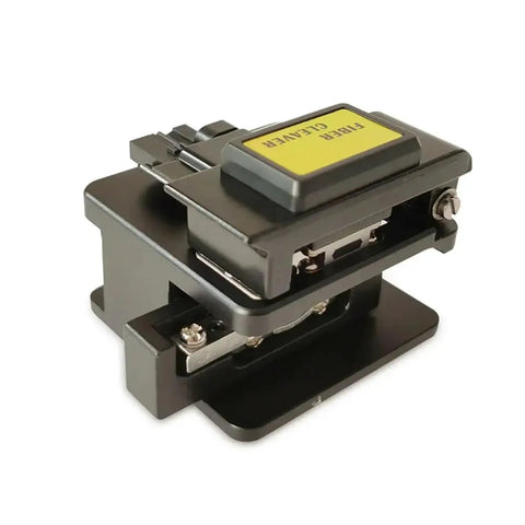High Precision Optical Fiber Cleaver Cutters For Fusion Splicers. Compact design with tungsten carbide blade for clean cuts.