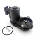 Premium Rear Parking Brake Actuator Motor Straight Bolt On Swap With Rock Tough Housing and Smooth Day One Operation No Headache Replacement Part 34216791420 Compatible With Bmw Cars And Suvs, showing unit and installation parts.