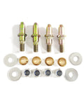 Door Hinge Pin And Bushing Repair Kit For 1999 2000 2001 2002 2003 2004 2005 2006 2007 Chevy Silverado GMC Sierra SUVs Includes 4 Zinc Plated Hinge Pins 4 Bushings 4 Washers 4 Locking Nuts For Easy Door Alignment
