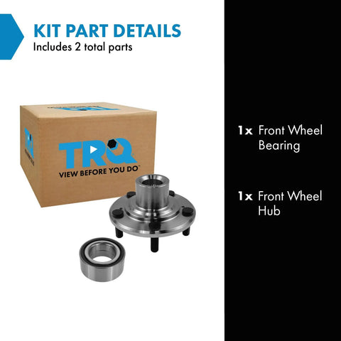 Plug-And-Play Front Wheel Bearing And Hub Kit For Honda Accord 2008-2012, Acura TSX 2009-2014, And Crosstour 2010-2011, 2012-2015