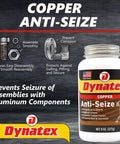 Copper Anti Seize Paste Heavy Duty Tough As Nails Industrial Grade Lubricant For Threads And Bearings Protects Against Extreme Heat And Pressure Steam Water Prevents Galling Seizing And Corrosion Pack Of Eight 8 Oz Cans