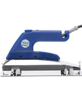 Cool Shield Heat Bond Iron Pro Grade with Double Heat Shield, up-front thermostat, S-shaped element, and comb profile.
