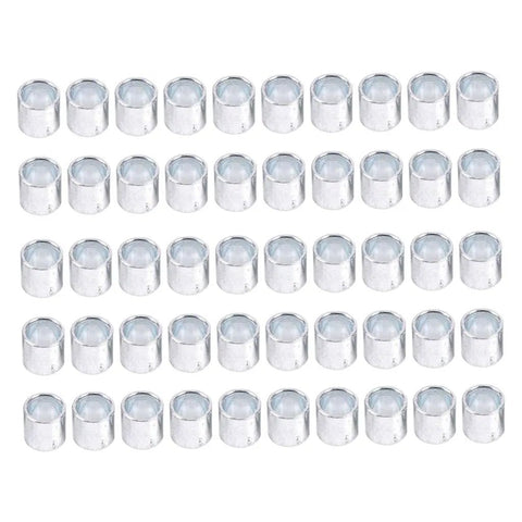50 Piece Aluminum Skate Spacers Kit For Inline Skates Scooters Quad Rollers And Roller Derby 10mm Wheel Bearing Spacers