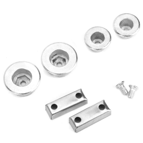 Heavy Duty 3 Layer Shoe Cabinet Bracket Kit With Steel Black Drawer Hinges And Mounting Hardware For Flippin Drawers In Home Kitchen Or Living Room Easy Install showing screws and metal components