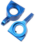 Aluminum Front Steering Knuckles Carrier Blocks for 1 To 10 Slash 2WD Rustler Stampede Bandit RC Car Upgrade Beefed Up CNC Machined Lightweight