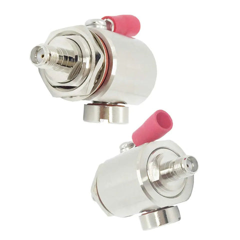 Lightning Arrestor and Surge Protector for 0-6 GHz with SMA Female to Female Bulkhead Connectors, metal body, replaceable gas tube