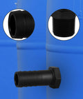 Two Pack 1 Inch PVC Bulkhead Fittings With Rubber Seals And Lock Nuts, Durable Water Tank Connector Adapters