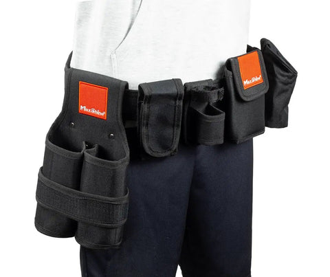 Hands Free Car Detailing Tool Belt Built With Rugged 600D Oxford Fabric Adjustable Strap Quick Release Buckle And Five Pockets