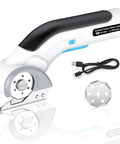 Cordless Electric Scissors Heavy Duty Fabric Cutter Lightweight Power Shears For Paper Cardboard Leather with USB charging cable.