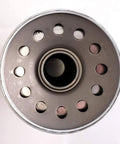 Top view of Spin On Filter 10 Micron 1.5 Inch 16 Threads For SF Series Housing 5.1 Inch Diameter 10.9 Inch Tall Replacement Filtration Part.