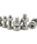 All In One M2 To M6 Machine Screw Set With 304 Stainless Hex Socket Bolts Nuts Washers And Gaskets Metric Thread Hardware Kit Packed With 120Pcs M5 Pack For DIY Projects And Repairs, stainless bolts and nuts
