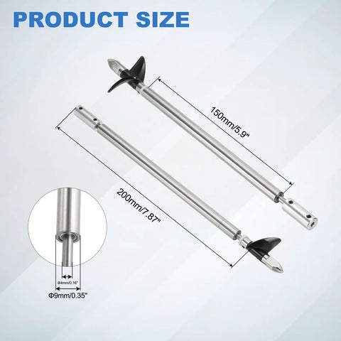 Drive Shaft With Propeller Universal Joint Kit For RC Boats 200mm Shaft 150mm Sleeve 36mm Stainless Steel Propeller