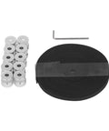 20 Tooth Timing Pulley Aluminum Alloy Sync Wheel Kit With 6mm Rubber Belt For Stable Power Transfer In CNC Machines And 3D Printer Setups Perfect For Hella Smooth Operation, set with hex key