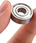 Close-up of 608ZZ C3 High Speed Sealed Ball Bearing 8x22x7mm held between fingers