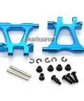 Beefed Up Aluminum TT02 Swing Arm Upgrade Kit For One Tenth Scale On Road RC Cars Front Upper And Lower Suspension Arms Blue