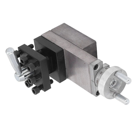 Rugged Mini Lathe Tool Holder Clamp Block 60x60mm Cross Slide And Tool Post For Metal Lathe Compound Vice Clamp Fits MX 210 WM 210 And 8x16 220x400 220x600 220x750, close-up view