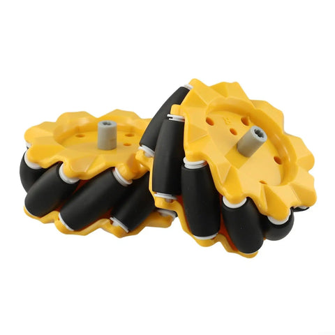 Level Up Your DIY Robotic Setup With This 2 Piece Mecanum Wheel Set For Intelligent Vehicles Delivering Quiet, Stable Grip On Any Surface