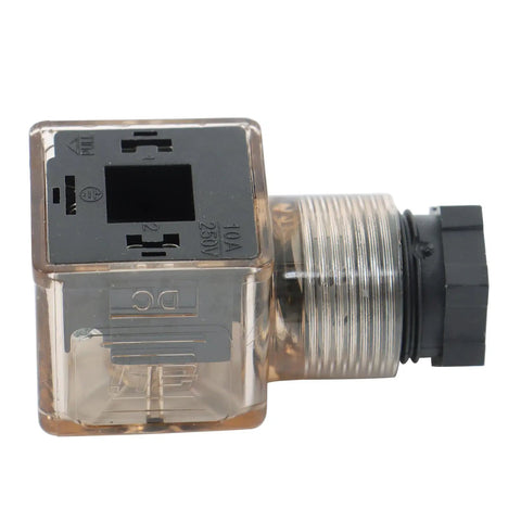 Close-up of electrical component for Four Spool 12V DC Hydraulic Solenoid Control Valve