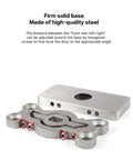 Crafted Tough No Mortise Pivot Hinge Push Or Kick Open For Secret Doors And Murphy Bookcases Smooth Silent Swivel Adjustable base design.