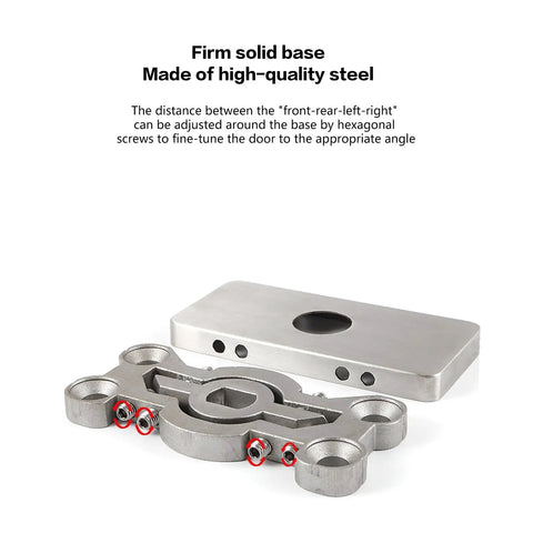 Crafted Tough No Mortise Pivot Hinge Push Or Kick Open For Secret Doors And Murphy Bookcases Smooth Silent Swivel Adjustable base design.