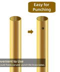 18 Pack Brass Round Tube Set For Modeling Hobbyists 9 Sizes Seamless Straight Tubes High Strength Metal Tubing 2mm Through 9mm OD