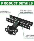 Heavy Duty Patio Umbrella Holder For Deck Rail And Balcony Attachments Easy Clip On Clamp Stand That Attaches Securely To Railings