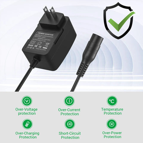 24V 1.5A Electric Scooter Charger For Razor E100 E200 E300 PR200 MX350 Pocket Mod Sports Mod Dirt Quad And Dirt Bike Replacement 24 Volt DC 36W Power Adapter