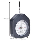 Portable Tension Dynamometer Force Gauge For Textile And Electronics Material Testing With 0.3N Precision And 3N Range, 89mm compact dial