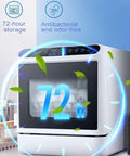 Compact Countertop Dishwasher With No Fuss Setup And Full Auto Dry slickly delivers 360 degree swirly spray with 72-hour storage.