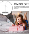 Hands On Solar Windmill Kit For Kids Easy Assembly Mini Wind Turbine featured with happy child opening gift