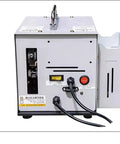 Back view of Heavy Duty 60W Electric Terminal Crimping Machine With Foot Pedal And LED Light showing connections and control panel.