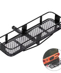 Hella Tough Metal Rear Bumper And Tow Hook Carrier For 1/10 Scale Rc Crawlers Compatible With Axial Scx10 Trx4 Pro And Wpl D90, black metal design.