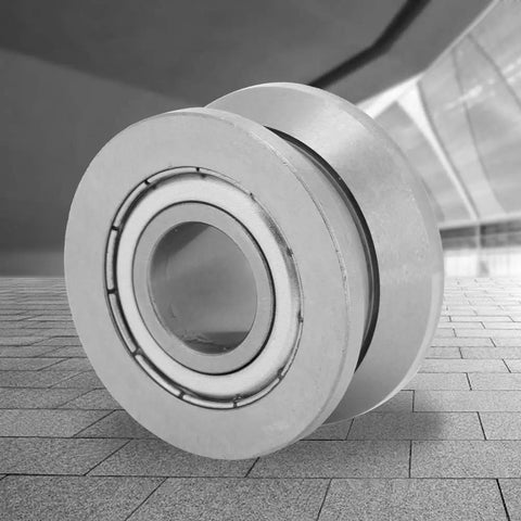 Built Tough V Groove Track Roller With Sealed Ball Bearings For Smooth Linear Motion Guide Applications Precision Heat Treated Steel Construction Lv20241Zz