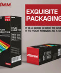 Colorful Zip Ties Pack 1000 Count With Assorted Sizes 4 6 8 And 10 Inches In A Handy Plastic Storage Jar displayed in packaging.