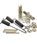 Heavy Duty Brake Adjustment Tool Kit With Metal Hold Down Springs And Pins For Drum Brakes In Construction Machinery, Beefed Up Friction Stability, Quick Spring Tool For Fast Stops, And Easier Loader Disc Brake Access; metal springs and pins