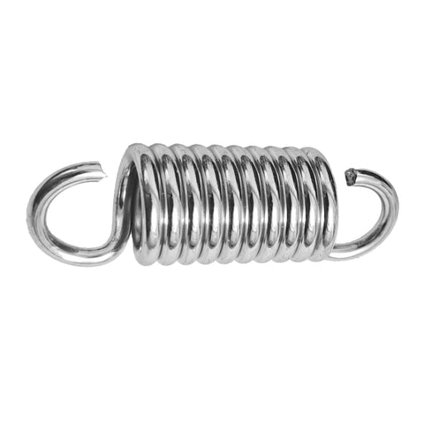 Slick Two Inch Hook To Hook Recliner Chair Tension Springs Replacement Kit For Furniture And Bed Frame Repair Zero Hassle Fix Heavy Duty Pack Of Eight showing a single galvanized steel spring