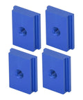 Four Pieces T Slot Nut Aluminum Alloy for 30 Series M6 Sliding Slot Nut Ideal for Woodworking Benches and Table Saws Tool Less Installation