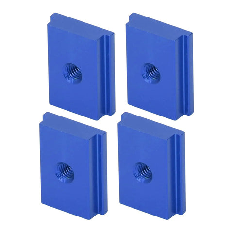Four Pieces T Slot Nut Aluminum Alloy for 30 Series M6 Sliding Slot Nut Ideal for Woodworking Benches and Table Saws Tool Less Installation