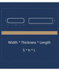 Diagram of 6x6mm Feather Key Set For Drive Shafts In A2 304 Stainless Steel Round End Parallel Keys dimensions S*h*L
