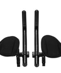 Aluminum Alloy Aero Bar Arm Rest for Bike Handlebar, Go-To Ergonomic Relaxation Pad For Triathlon And Road Cycling, Thick Foam Padding