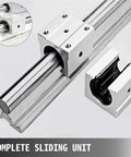20 Series Linear Guide Rail Six Piece Bundle With SFU1605 Ballscrew Set In 350 650 And 1050mm Sizes And BK BF12 CNC Parts For Precision Motion Control In DIY And Pro CNC Projects, rail and ballscrew assembly
