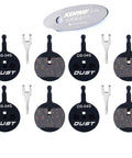 Four Pairs Disc Brake Pads For BB5 Mechanical MTB Bikes With One Adjusting Tool Semi Metallic Sintered Pads With Kevlar Fiber