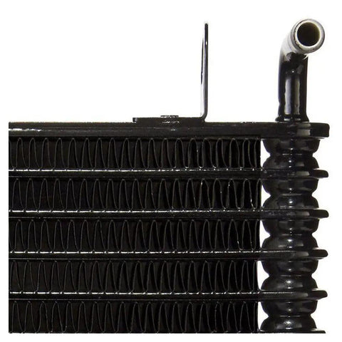 Top Grade Transmission Oil Cooler For Honda Civic And Accord 2003 To 2007 Engine Swap Ready 1.7L 2.4L 3.0L Replacement Part Number Fitment Guaranteed For Maximum Cooling Performance, black metal cooler fins and hose fitting