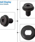 Heavy Duty Circular Saw Outer Flange Clamp And Bolt Replacement Kit showing detailed views of steel bolt and washer.