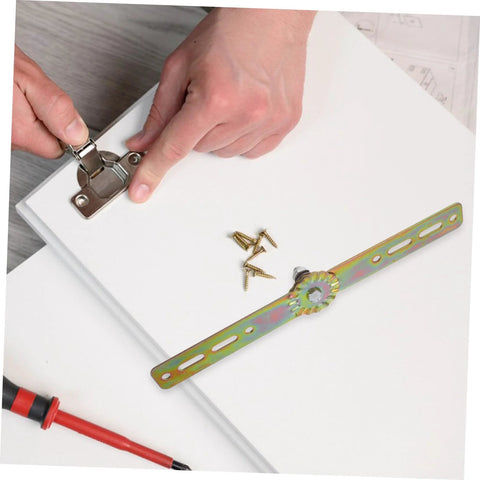 Cabilock adjustable-angle metal sofa hinge with mounting plate and screws