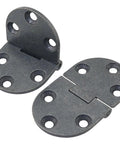 Rock Solid Zinc Alloy Flat Fold Table Hinges 2 Pack smooth flip top furniture hardware, heavy duty hinges in polished finish.