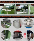 Installation display for Two Axis Digital Readout Display For Milling Machines And Lathes With Glass Scale Precision system.